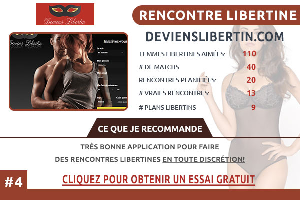 Site pour libertin DeviensLibertin France